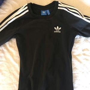 Adidas Women Dress Small Bodycon Dress Formfitting